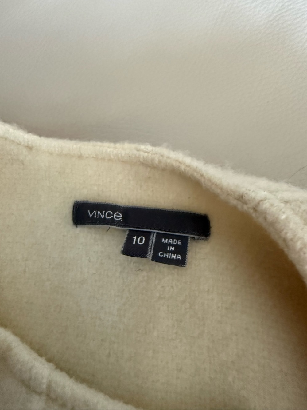 Vince Cream/off white Moto Jacket - Picture 4 of 7